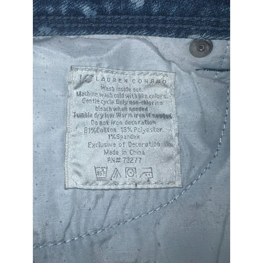Lauren Conrad LC Women Hearts Skinny Jeans Size 6 - Picture 7 of 7